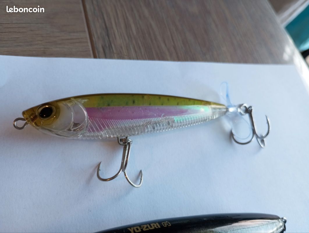 Lot de 4 leurres Duel / Yo-Zuri pour la pêche du Bar - Sport & Plein air