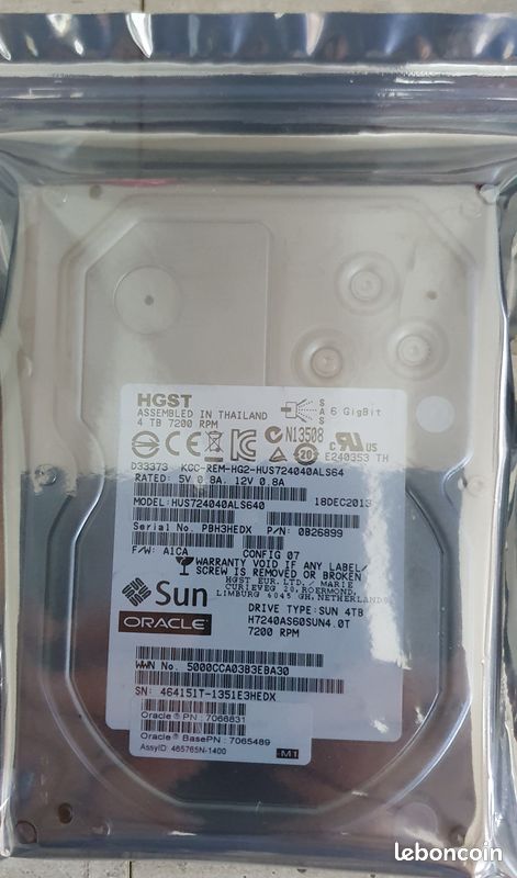 Disque dur hgst sun 4to SAS (image 6)