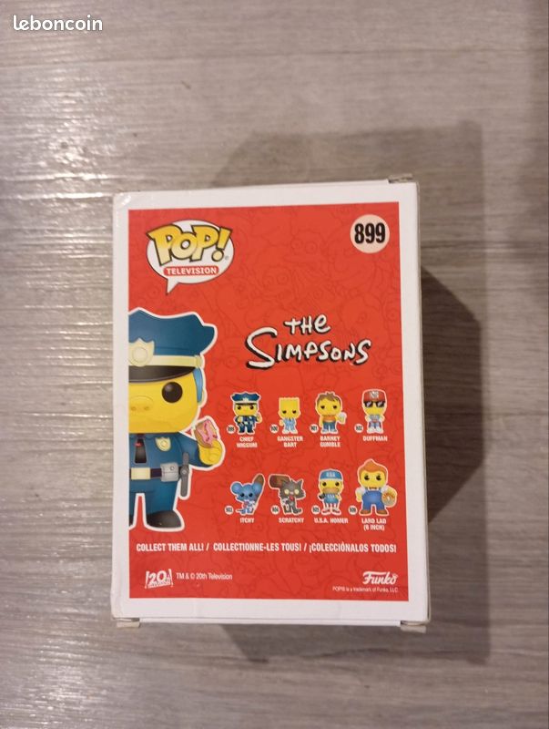 Funko Pop! The Simpsons - Chief Wiggum - Figurine Vinyle Collection Officielle