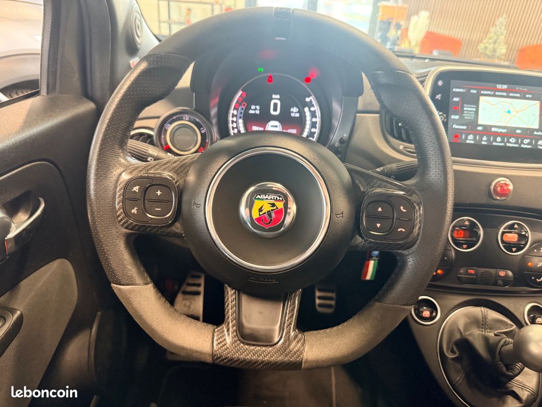 ABARTH 500 595 1.4 T 180 CH - COMPETIZIONE - LIGNE MONZA - SABELT - T/O - BEATS AUDIo (image 4)