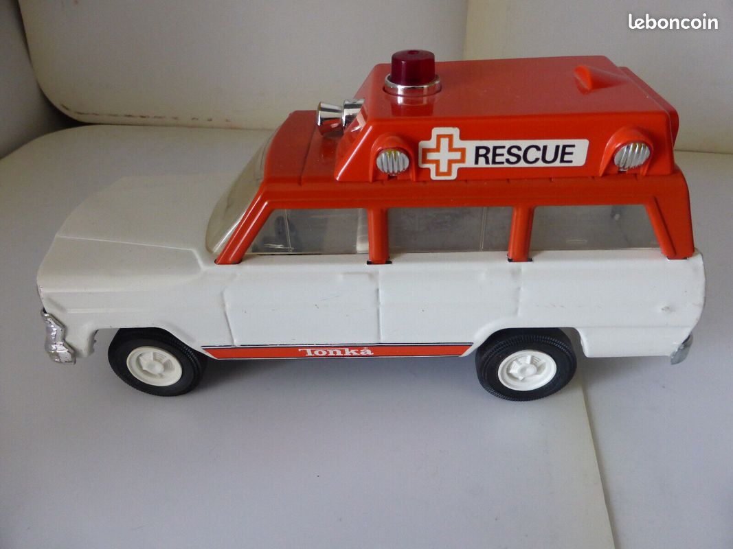 Van Ambulance Tonka Vintage 1970 – Tôle, Occasion