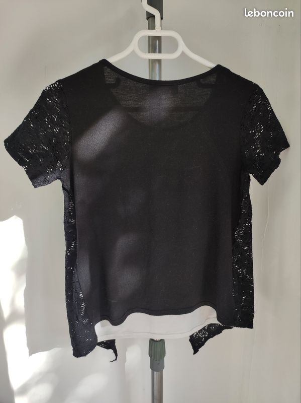 Tee shirt avec faux gilet (image 3)
