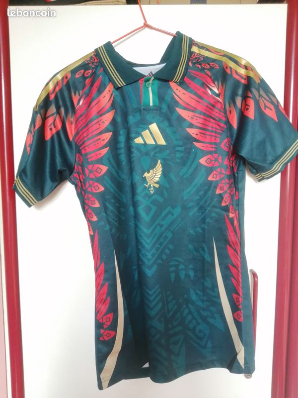 Maillot Mexique Gold, Noir 2025/2026 Version Player - Performance et