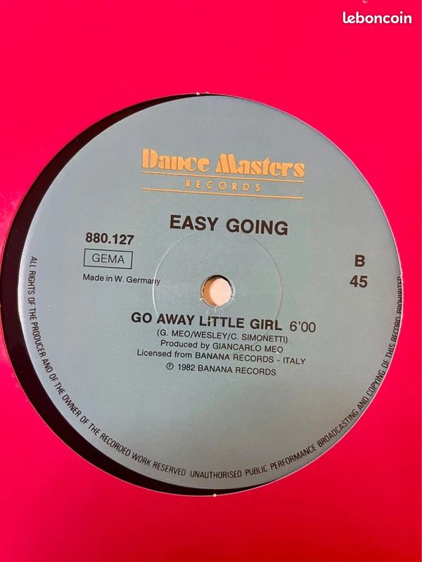 Disque vinyle maxi 45t Jazzy Dee Easy Going Get On Up / Go Away Little Girl (image 1)