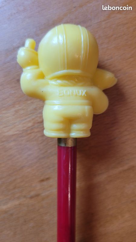 Figurines KIKI Bonux Vintage 1985 - Lot De 3 En PVC - Cadeau Surprise Lessive - Collection Monchichi Jaune