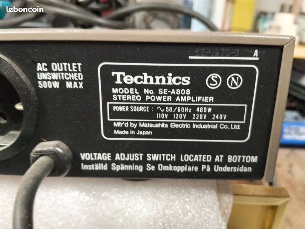 Ampli Technics SE A808 (image 5)