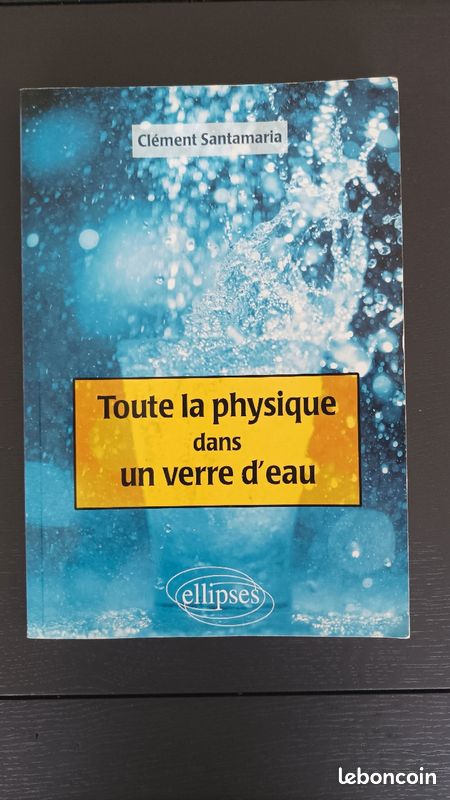 Toute la physique dans un verre d'eau (image 1)