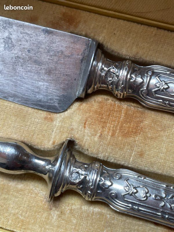 Service à découper (2) - Argent 950 - France - Fin du XIXe
