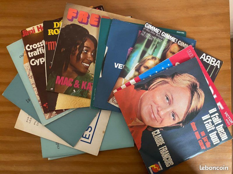 Lot de disques 45 tours (image 1)