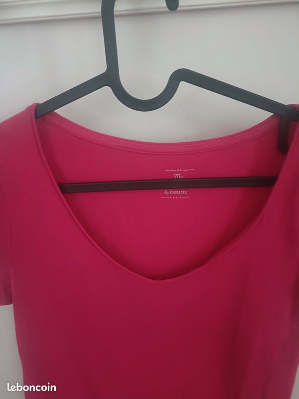 T-shirt fushia (image 2)