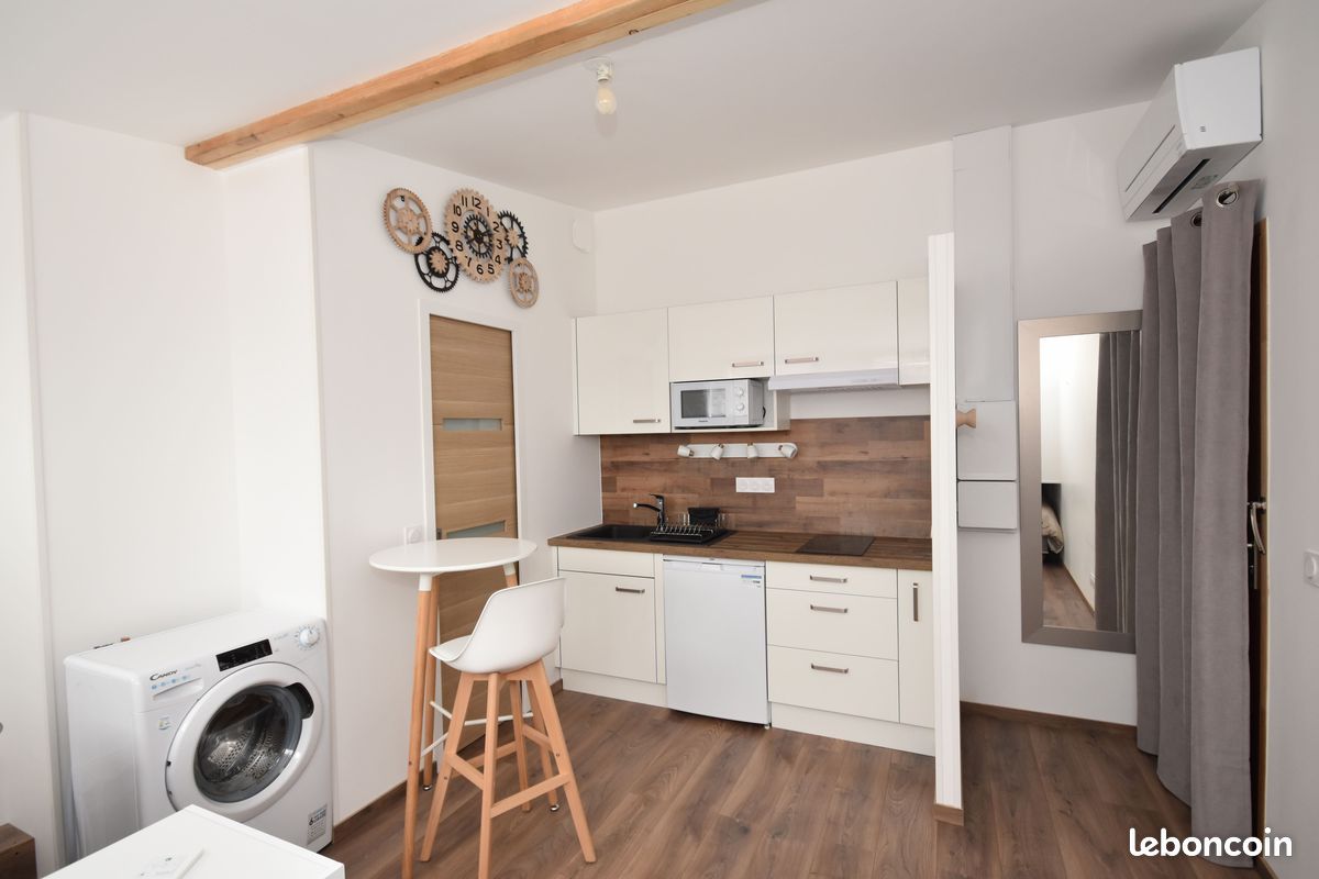 Studio meublé 16 m² état neuf climatisé hyper centre - Locations