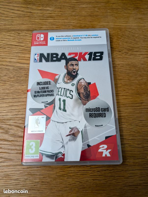 Jeu SWITCH NBA 2K18 (image 1)