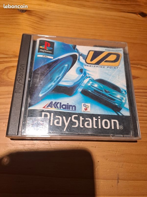 Jeu PS1 VANISHING POINT - Version Française, Bon état - Pour PlayStation 1