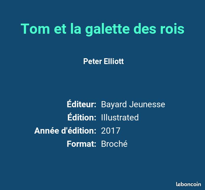 Tom et la galette des rois - Peter Elliott et Sidonie Van Den Dries (image 2)