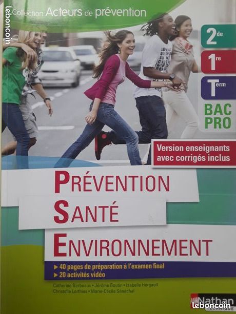 PRÉVENTION - SANTÉ - ENVIRONNEMENT : 2de / 1re / Term / BAC PRO ▪ Collection Acteurs de prévention (image 1)