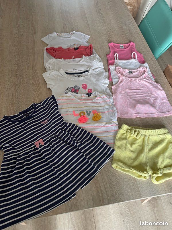 Vêtements fille été 12 mois (image 1)