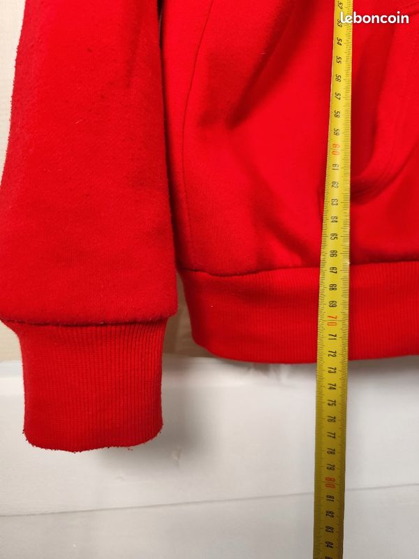 Pull / Sweat rouge - A BATHING APE Feat BABY MILO - taille XL (image 16)