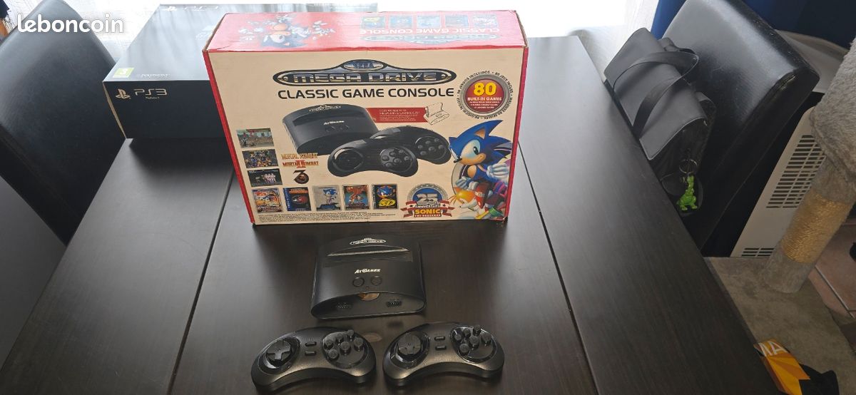 Mega Drive Classic Game Console 80 Buit In Game