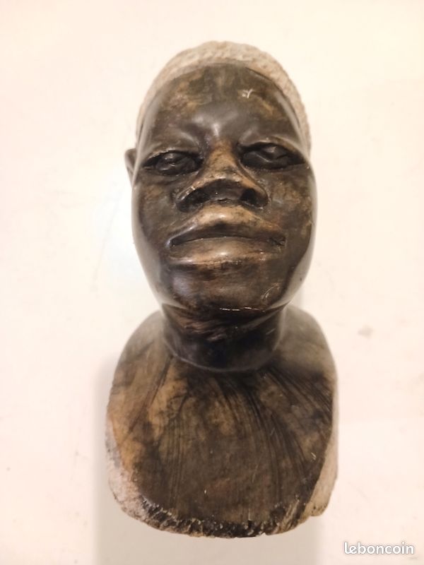 Statue africaine en marbre (image 4)