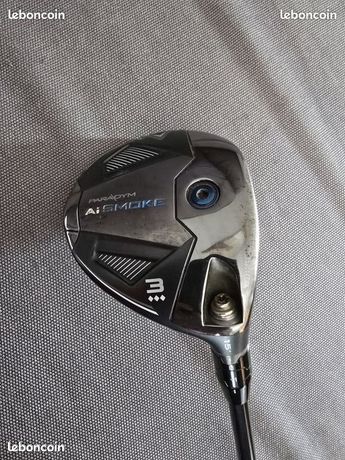 Tête De Bois 3 Callaway AI Smoke Triple Diamond 15° - Occasion état 8/10 - Réf 454683