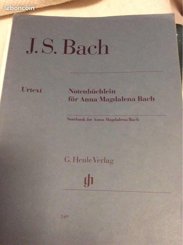 Livre de musique JS Bach (image 1)