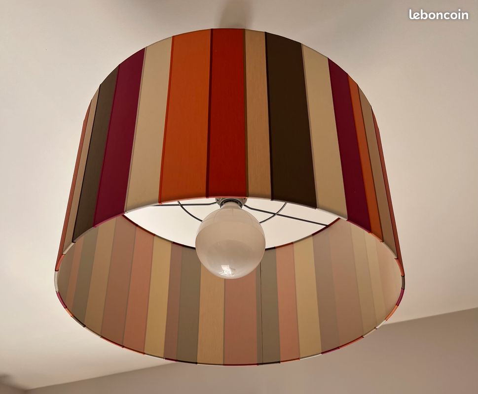 Lustre avec abat-jour en tissu (image 2)