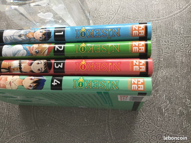 Lot de 4 shônen mangas Nisekoi - Amours, mensonges et yakuzas, de Naoshi Komi (image 2)