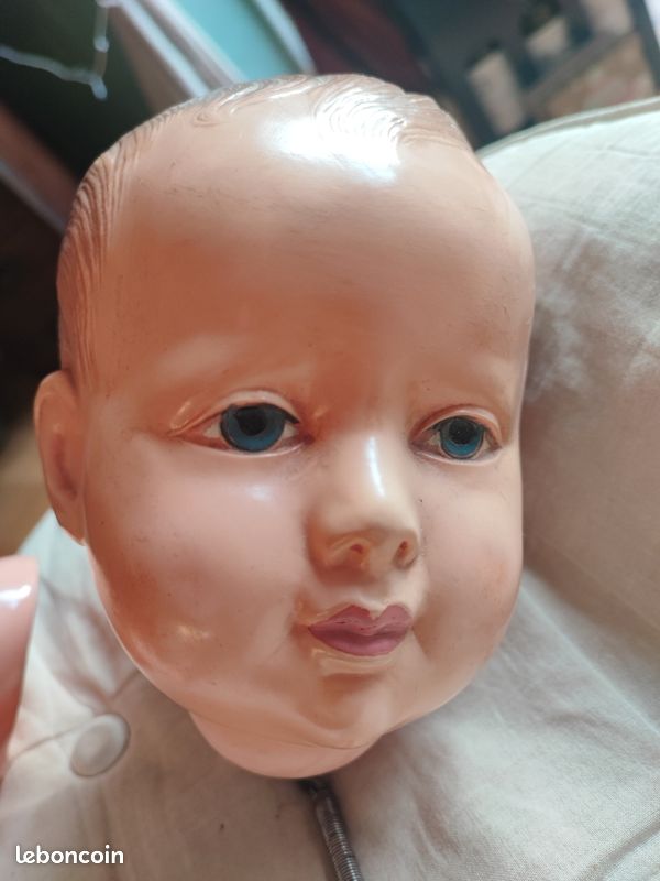 Ancien Baigneur Petit Colin En Celluloïd - Poupée Vintage
