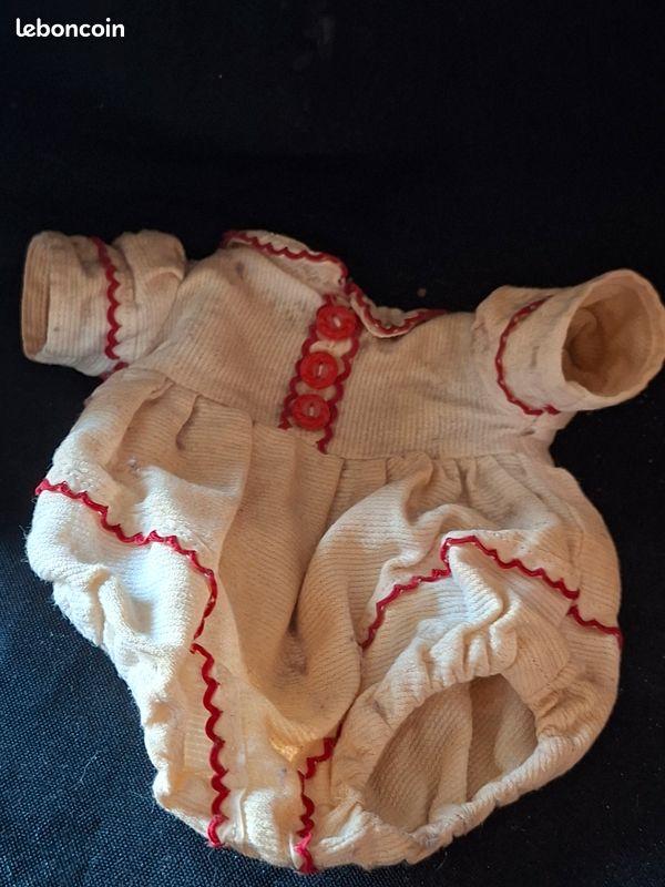 Beau baigneur celluloid blanc petitcollin ? 35 cm (image 14)