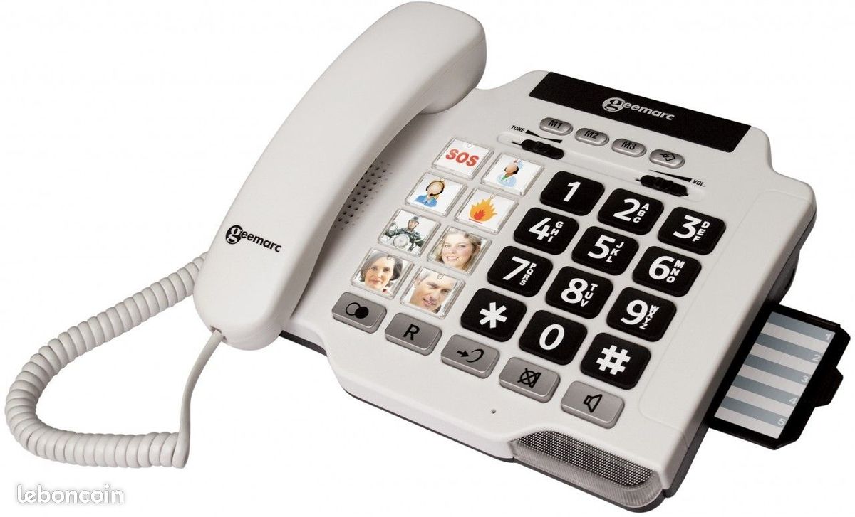 Telephone filaire a grosses touches (image 2)