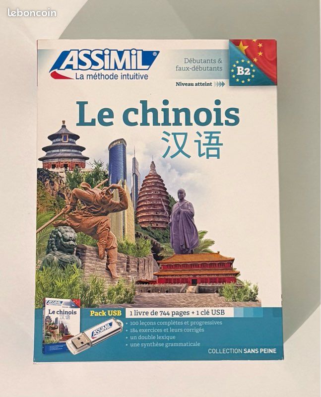 📚 Assimil – Le chinois – Faux-débutants (collection Sans Peine) – Neuf (image 1)