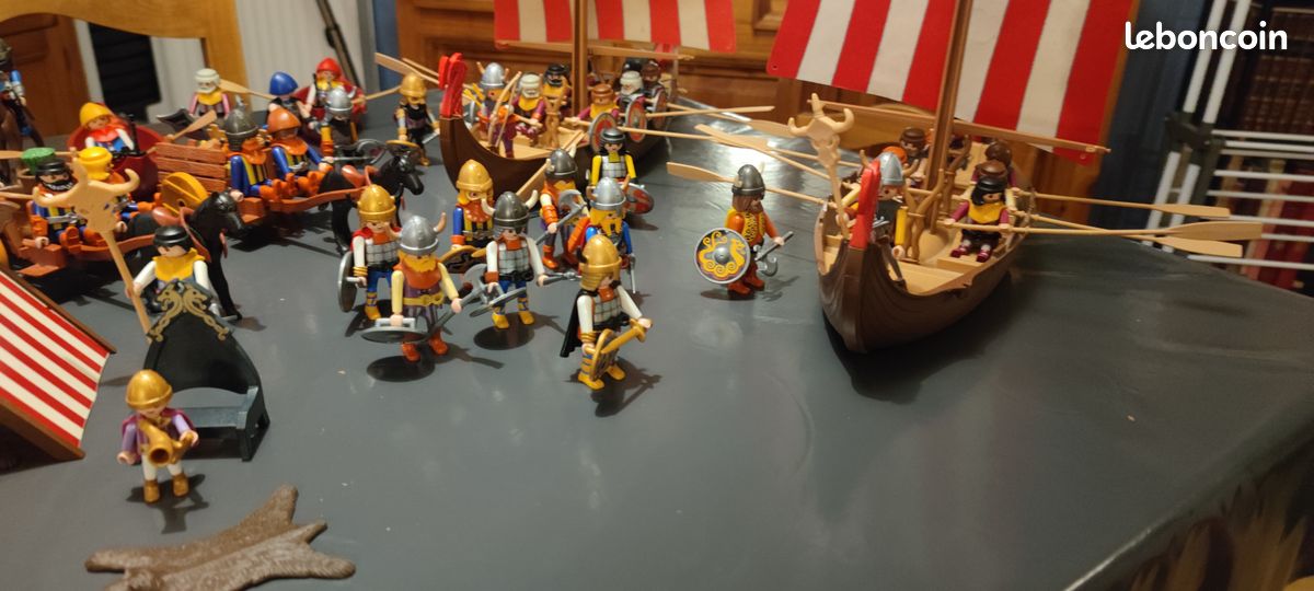 Lots Playmobil viking personnage accessoires (image 17)