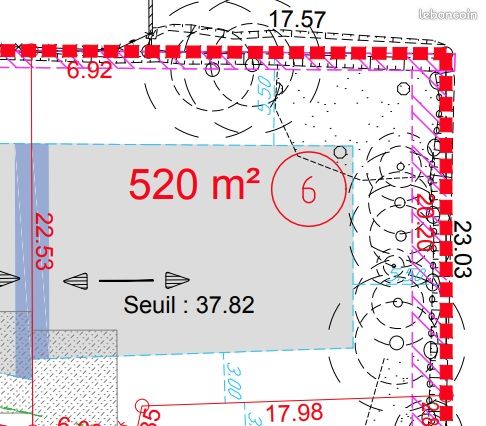 Terrain 520 m² Bavent · 123 100 €