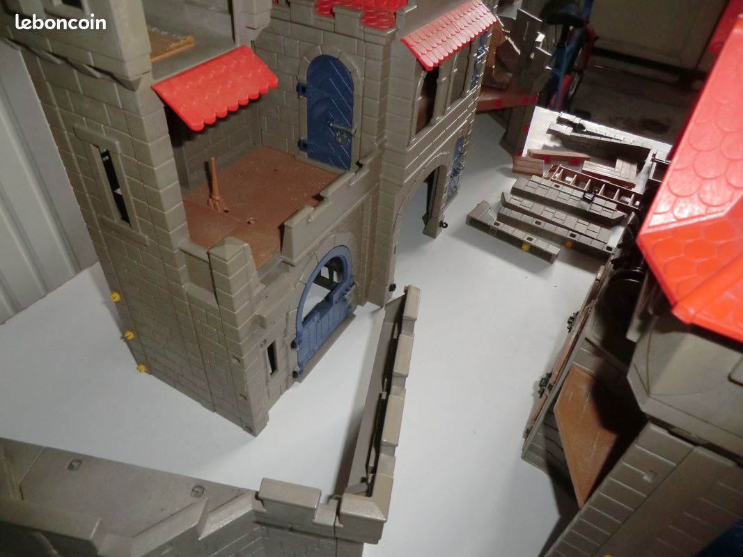 PLAYMOBIL Medioevo – Grande Porta Con Serratura Per Castello, Pezzo Vintage L31c12