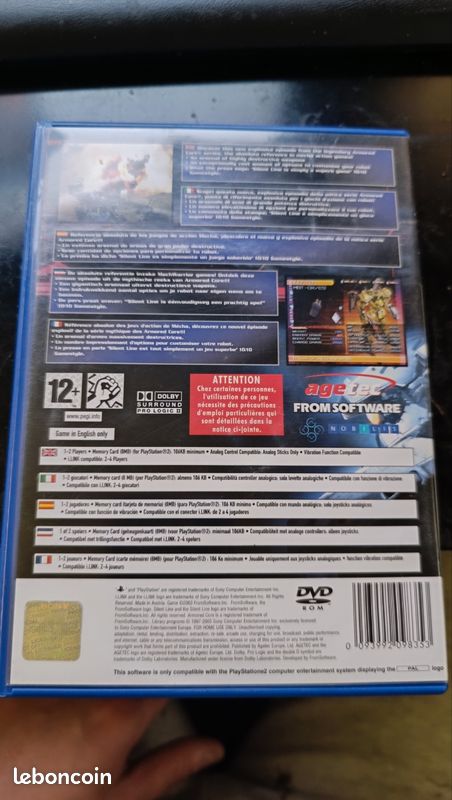 Armored Core Silent Line käytetty (PS2) CIB