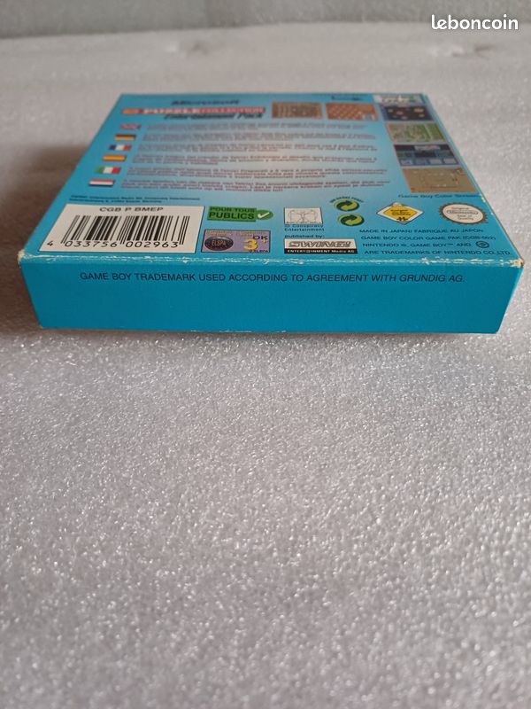 Jeu Game Boy Color en boite "Puzzle Collection Entertainment Pack" 2000 vintage (image 3)