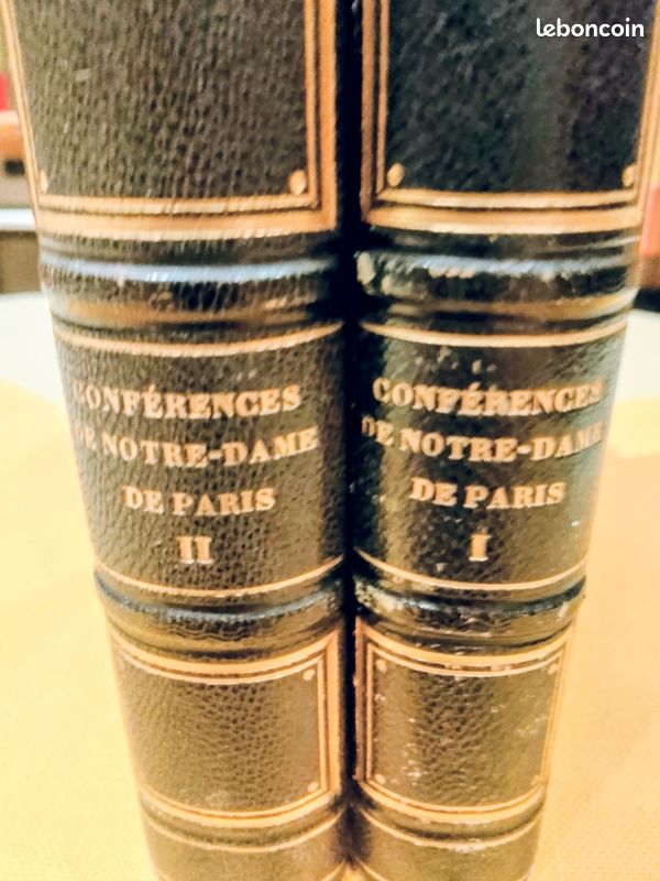 2 Tomes de Lacordaire .Titre les conferences de Notre Dame de Paris r (image 2)