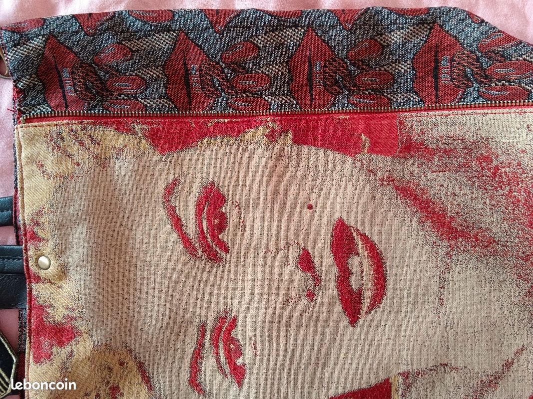NEUF sac signé Christian Lacroix pour Desigual tapisserie Marylin Monroe (image 8)