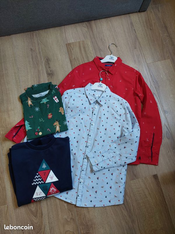 Lot Noël- 10 ans Vêtements