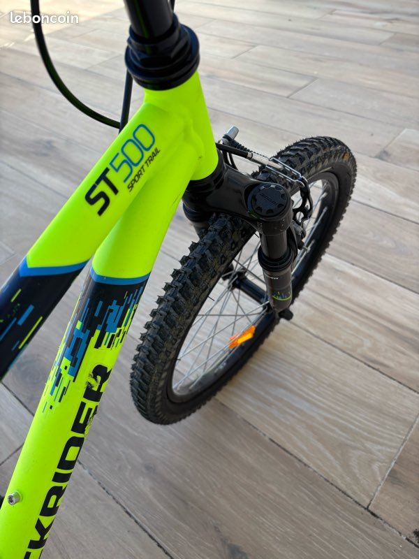 24 Pouces Rockrider Jaune Fluo Decathlon VTT ENFANT ROCKRIDER ST