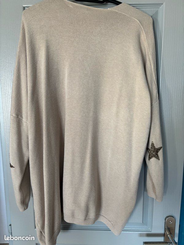 Gilet épais beige (image 5)