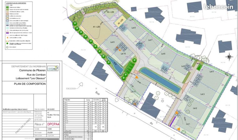Terrain 397 m² Ploeren