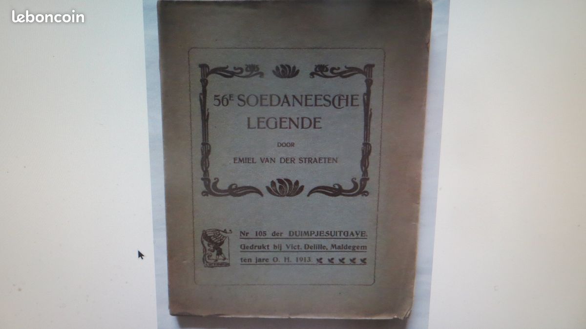 56 ème soedaneesche legende door Emiel Van Der Straeten - 1913 (image 1)