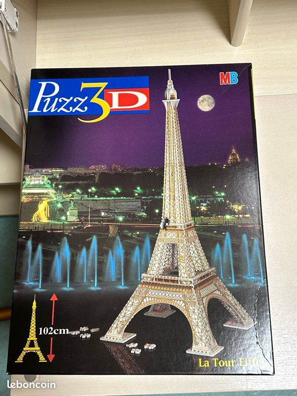 Puzzle Tour Eiffel 3D marque MB (image 1)