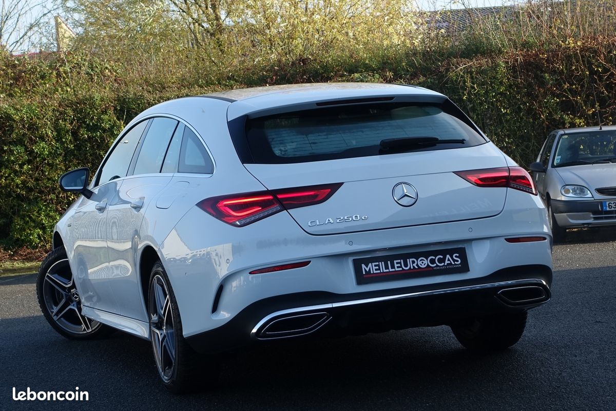 Cla Shooting Brake 250e Hybride Rechargeable EQ-Power AMG 8G-Dct Cuir sport chauffant/Grand Gps/Full LED/Caméra/Pack ambiance/1*Main/Garantie 12 mois (image 2)