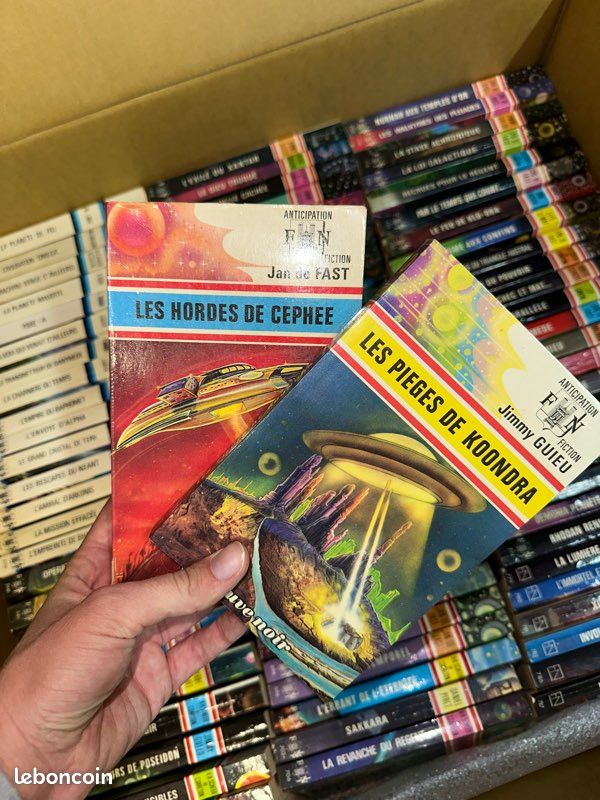 Livres Anticipation - science-fiction - édition Fleuve noir - vintage (image 1)