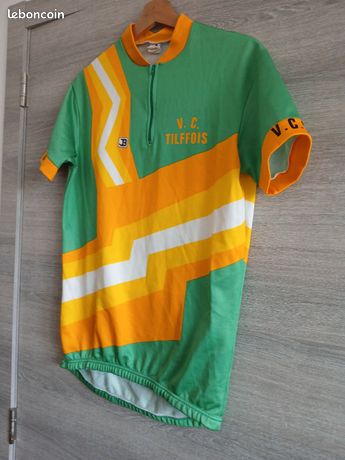 Maillot Cyclisme Morvelo Rouge Taille S - Coupe Course, Manches Courtes