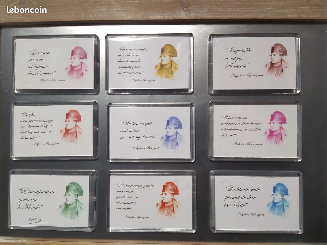 Magnets neufs de collection Napoléon et soldats 1er empire (image 3)