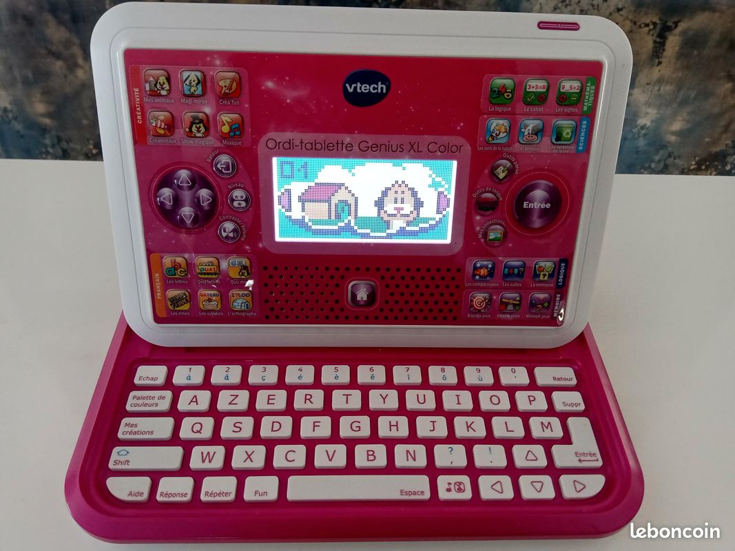 Vtech Ordi-Tablette Genius XL Color Rose - Jeu éducatif! (Gebraucht) in
