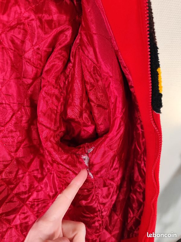 Pull / Sweat rouge - A BATHING APE Feat BABY MILO - taille XL (image 14)